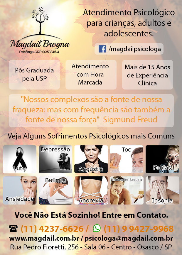 Magdail Psicloga - Clnica de Psicologia em Carapicuba, So Paulo