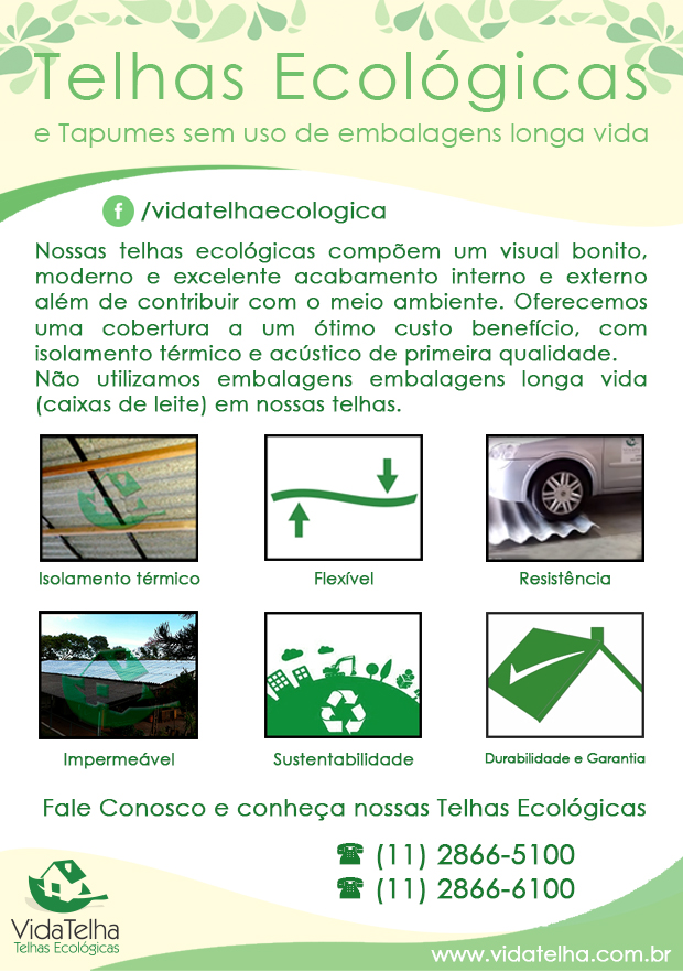 Vida Telha - Placas Ecolgicas em So Paulo, Jardim Marajoara