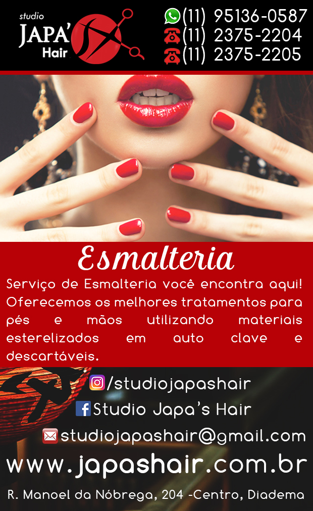 Studio Japa's Hair - Manicure e Pedicure em Diadema, Taboo