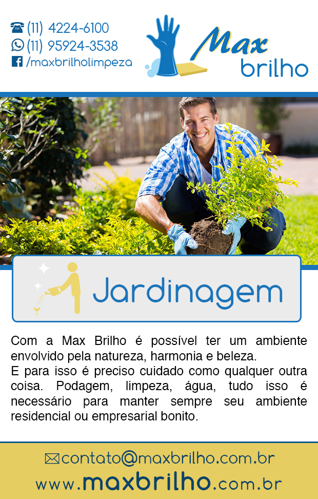 Max Brilho - Jardinagem em So Caetano do Sul, Santa Maria