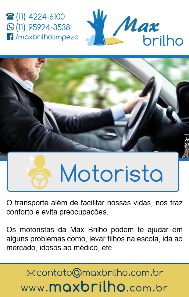 Max Brilho - Motorista Particular em Diadema, Canhema