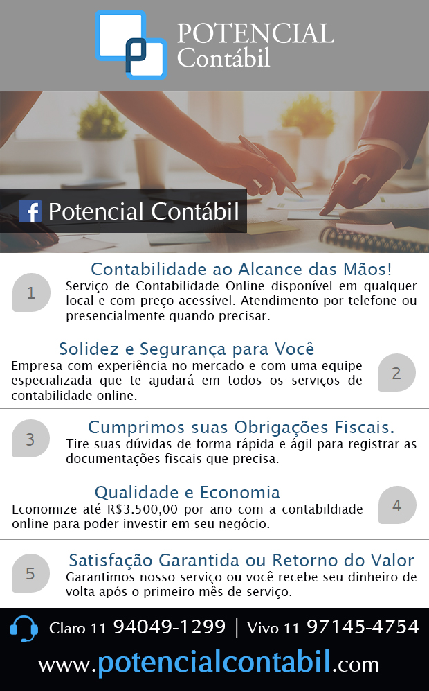 Potencial Contbil - Contabilidade Online em Diadema, Jardim das Naes