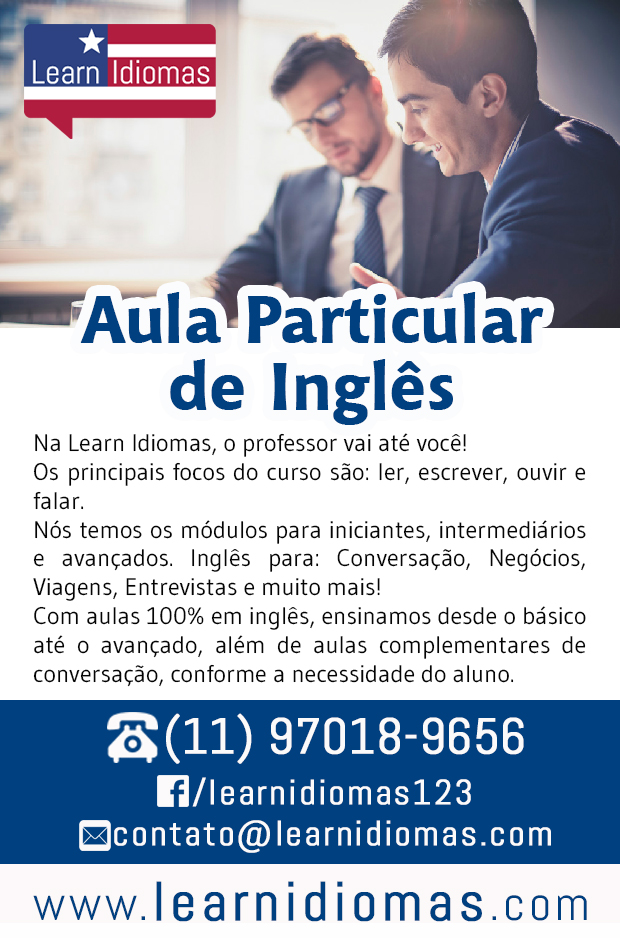 Aula Particular de Ingls em So Paulo