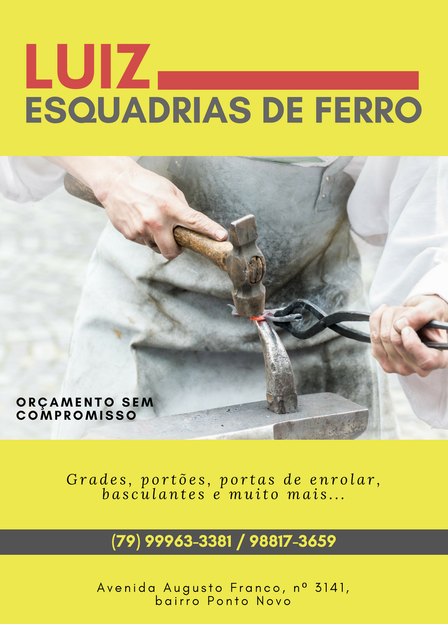 esquadria de ferro no ponto novo em aracaju