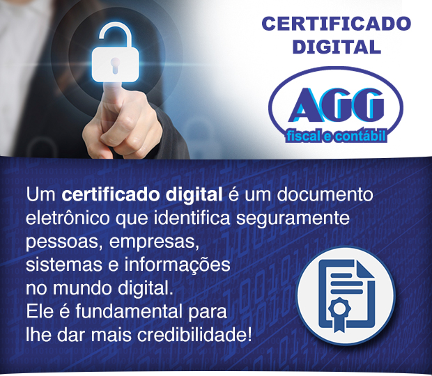 AGG - Fiscal e Contbil - Certificao Digital de Uso Especfico em Mau, So Caetano do Sul