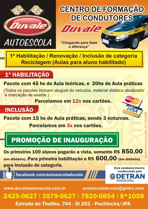 SUA AUTO ESCOLA NO PECHINCHA JACAREPAGU